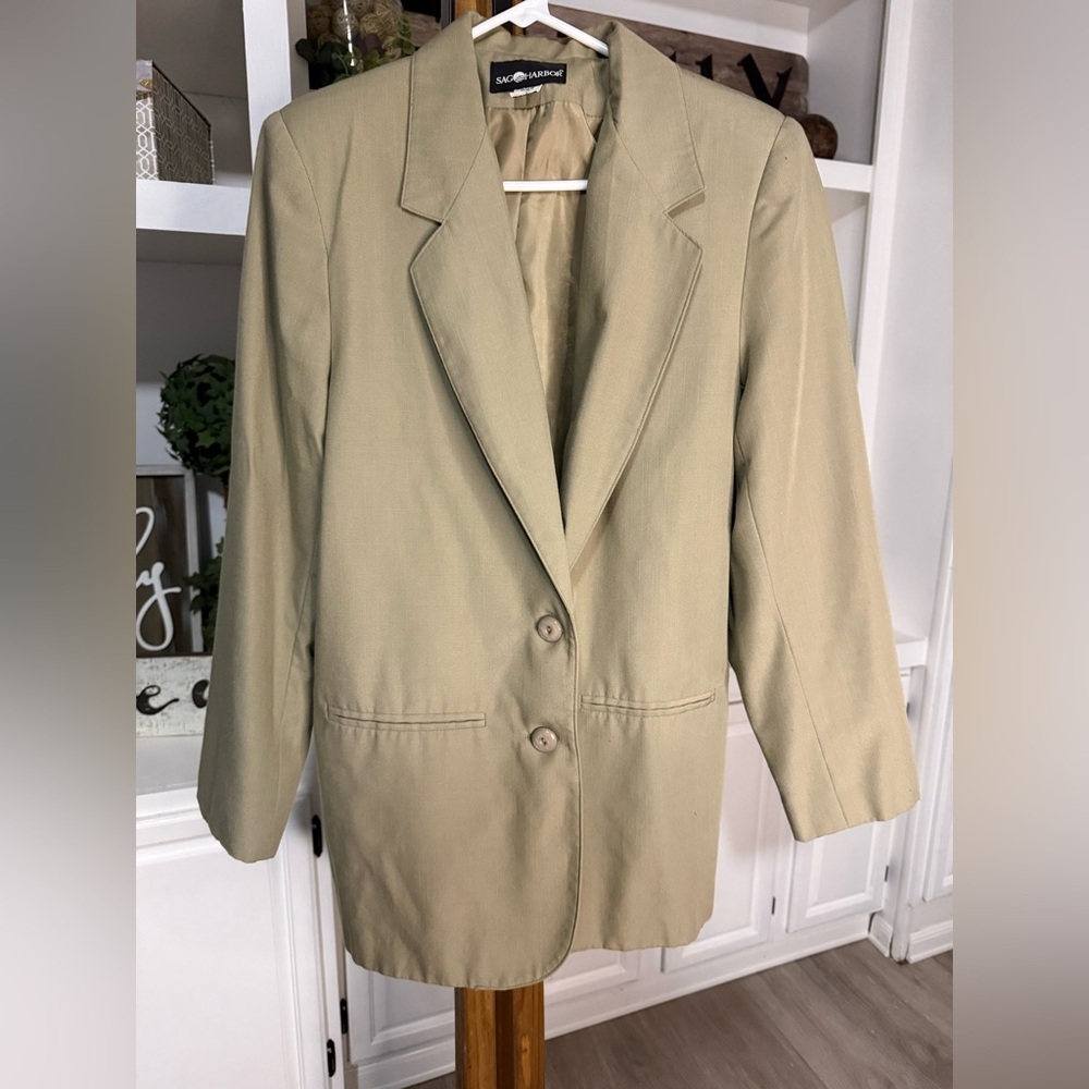 Sag Harbor Beige Women's Blazer